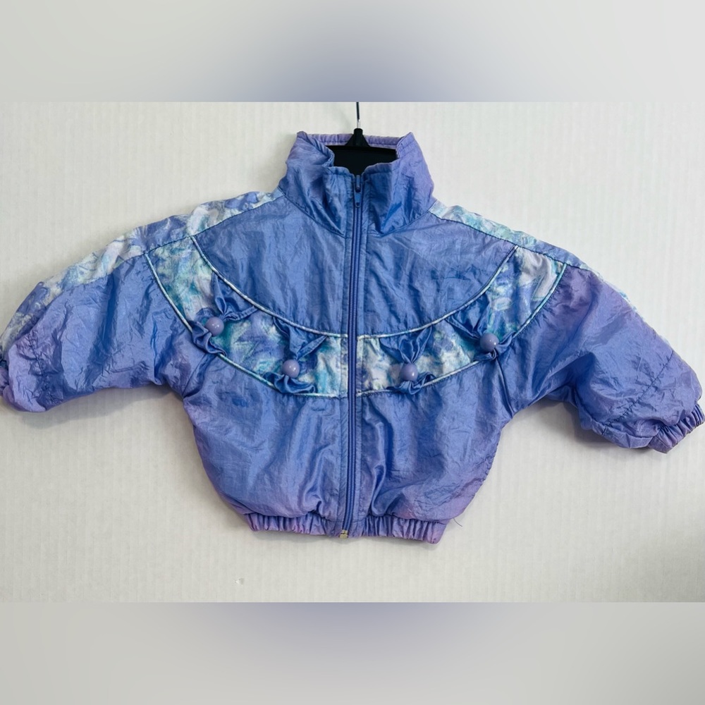 Vintage Cornerstone Infant Girls Windbreaker Jacket